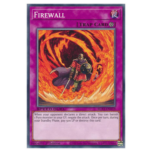 Yu-Gi-Oh! - Speed Duel GX - Duel Academy Box - Firewall (Common) SGX1-ENH19