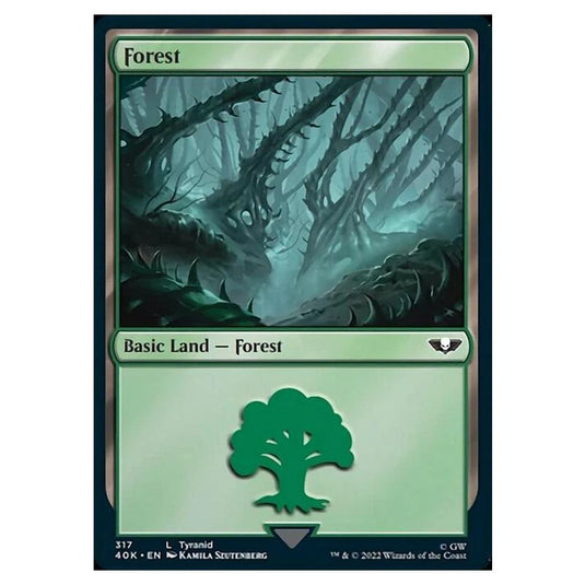 Magic The Gathering - Universes Beyond - Warhammer 40k - Forest - 317/168