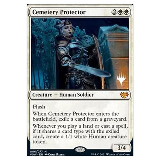 Magic The Gathering - Innistrad: Crimson Vow Promos - Cemetery Protector - 006/277