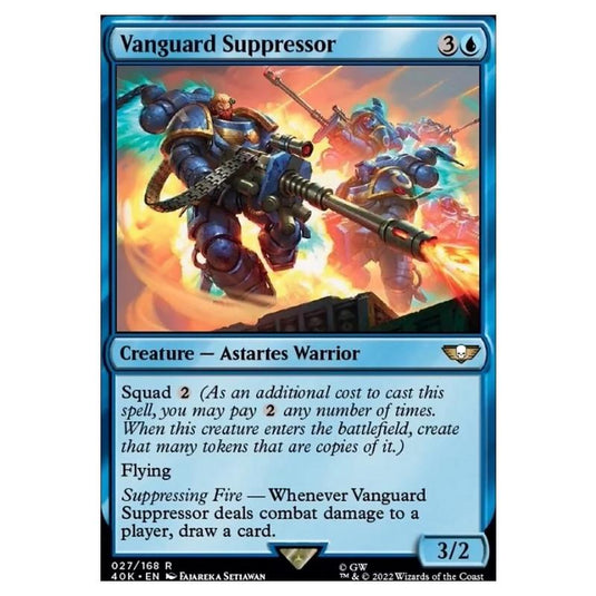 Magic The Gathering - Universes Beyond - Warhammer 40k - Vanguard Suppressor - 027/168