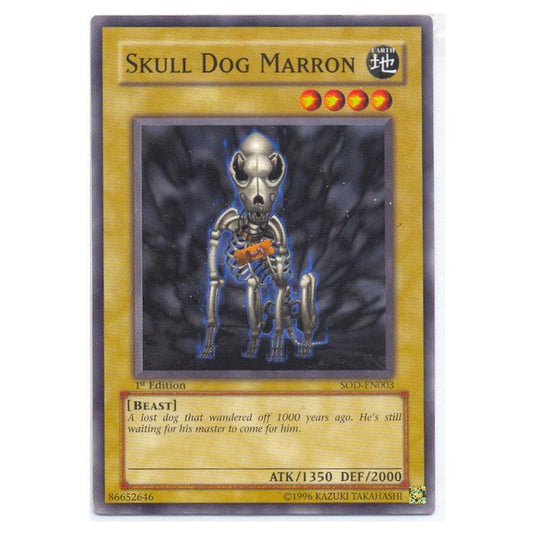 Yu-Gi-Oh! - Soul of the Duelist - Skull Dog Marron (Common) SOD-EN003