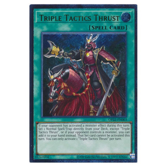 Yu-Gi-Oh! - OTS Tournament Pack 22 - Triple Tactics Thrust (Ultimate Rare) OP22-EN003