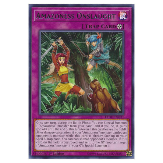 Yu-Gi-Oh! - Legendary Duelists - Amazoness Onslaught (Rare) LEDU-EN011