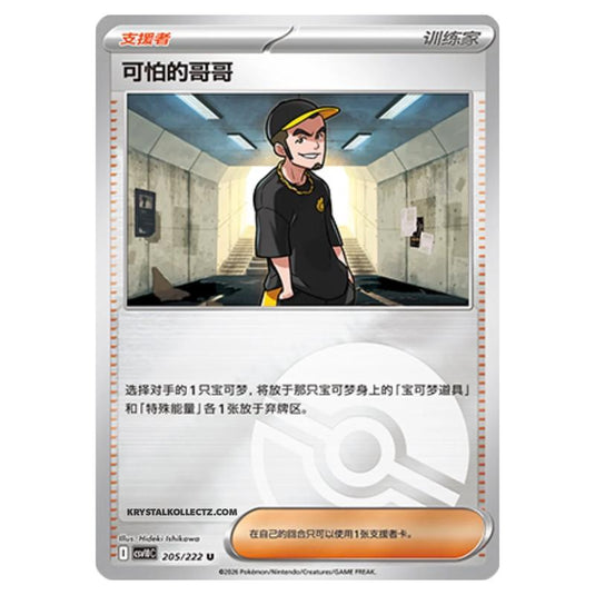 Pokemon - Chasing Glory Together - Ruffian - 205/222 (Poke Ball Reverse)