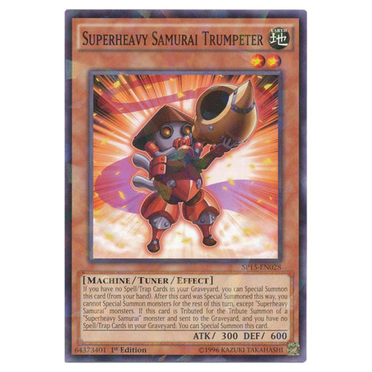 Yu-Gi-Oh! - Star Pack ARC-V - Superheavy Samurai Trumpeter (Shatterfoil Rare) SP15-EN028