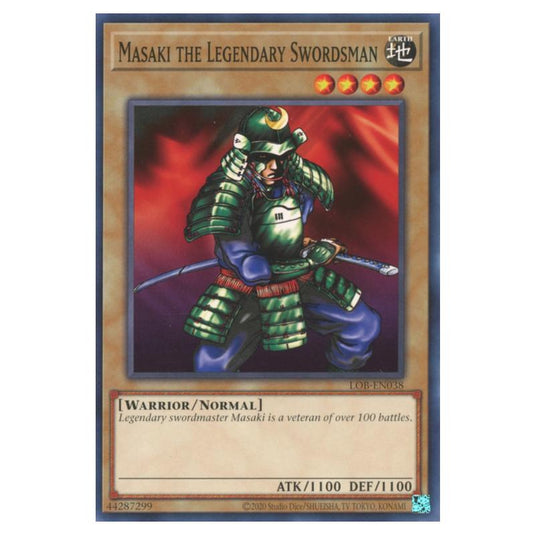 Yu-Gi-Oh! - Legend of Blue Eyes White Dragon (25th Anniversary Edition) - Masaki the Legendary Swordsman (Common) - LOB25-EN038