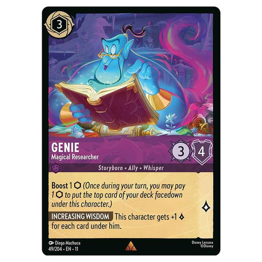 Lorcana - Winterspell - Genie - Magical Researcher (Rare) - 049/204