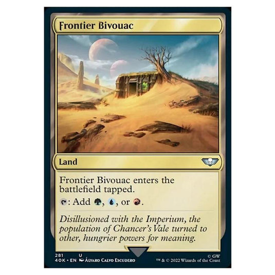 Magic The Gathering - Universes Beyond - Warhammer 40k - Frontier Bivouac - 281/168