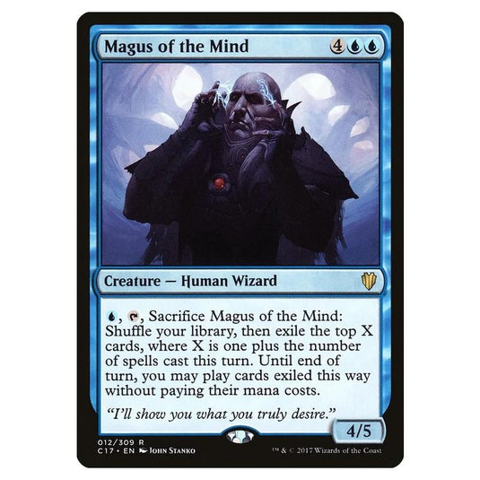 Magic The Gathering - Commander 2017 - Magus of the Mind - 012/309