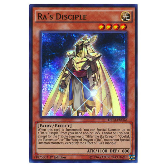 Yu-Gi-Oh! - Dragons of Legend - Unleashed - Ra's Disciple (Ultra Rare) DRL3-EN052