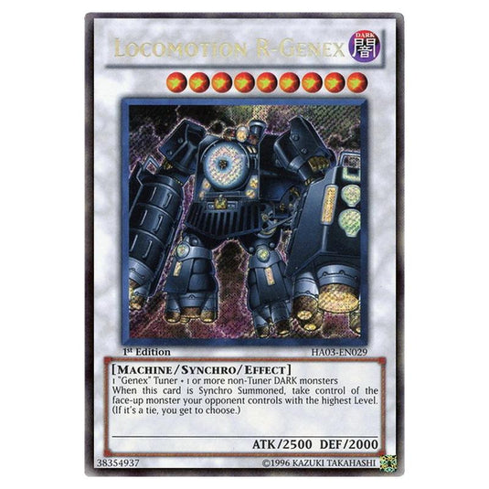Yu-Gi-Oh! - Hidden Arsenal 3 - Locomotion R-Genex (Secret Rare) HA03-EN029