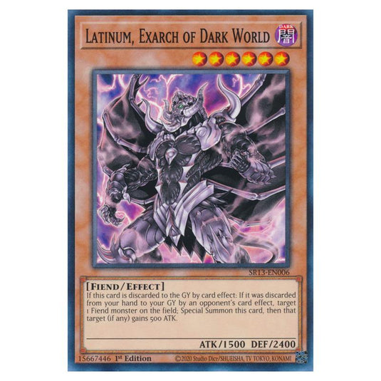 Yu-Gi-Oh! - Structure Deck - Dark World - Latinum, Exarch of Dark World (Common) SR13-EN006