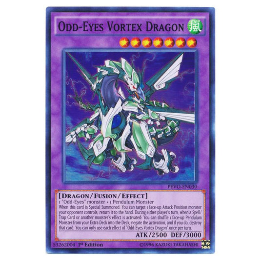 Yu-Gi-Oh! - Pendulum Evolution - Odd-Eyes Vortex Dragon (Super Rare) PEVO-EN030