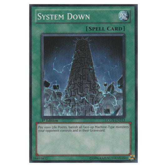 Yu-Gi-Oh! - Legendary Collection 2 - The Duel Academy Years Mega Pack - System Down (Common) LCGX-EN213