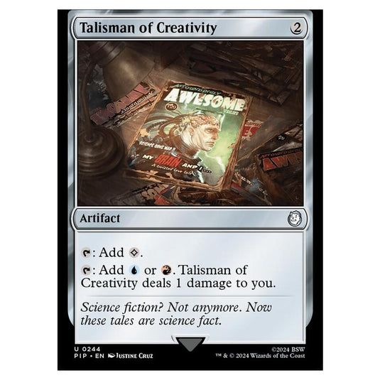 Magic The Gathering - Universes Beyond - Fallout - Talisman of Creativity - 0244