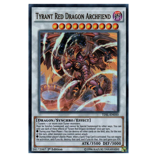 Yu-Gi-Oh! - The Dark Illusion - Tyrant Red Dragon Archfiend (Ultra Rare) TDIL-EN050