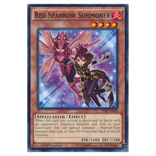 Yu-Gi-Oh! - Super Starter - Space-Time Showdown - Red Sparrow Summoner (Common) YS14-EN018