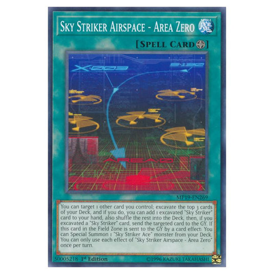 Yu-Gi-Oh! - 2019 Gold Sarcophagus Tin Mega Pack - Sky Striker Airspace - Area Zero (Common) MP19-EN269