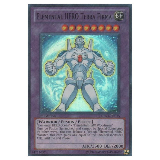 Yu-Gi-Oh! - Legendary Collection 2 - The Duel Academy Years Mega Pack - Elemental HERO Terra Firma (Super Rare) LCGX-EN075