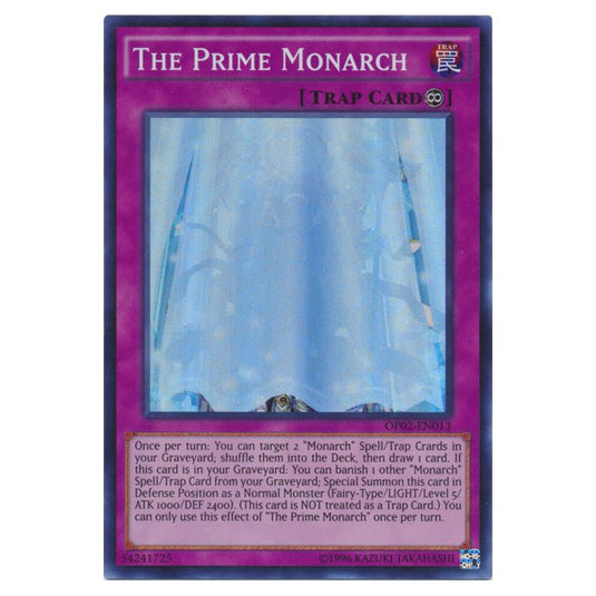 Yu-Gi-Oh! - OTS Tournament Pack 2 - The Prime Monarch (Super Rare) OP02-EN013
