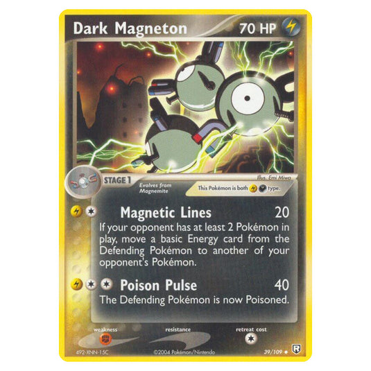 Pokemon - EX Team Rocket Returns - Dark Magneton - 039/109