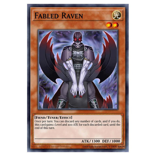 Yu-Gi-Oh! - Structure Deck - Dark World - Fabled Raven (Common) SR13-EN023