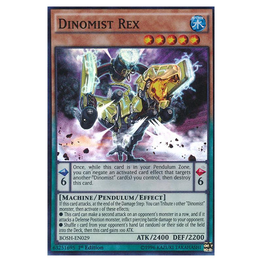 Yu-Gi-Oh! - Breakers of Shadow - Dinomist Rex (Super Rare) BOSH-EN029