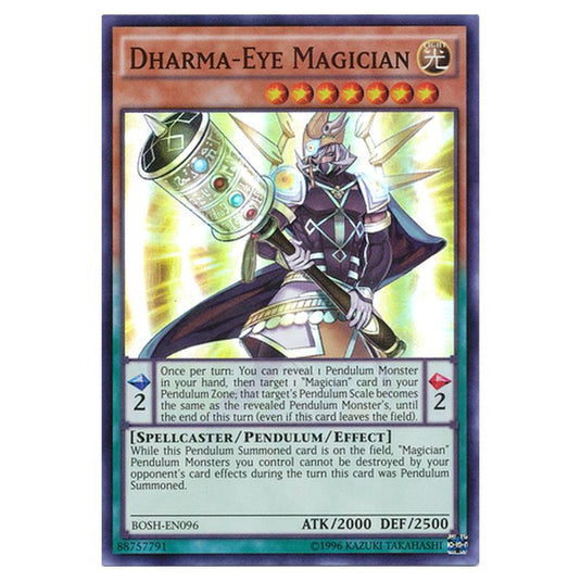 Yu-Gi-Oh! - Breakers of Shadow - Dharma-Eye Magician (Super Rare) BOSH-EN096
