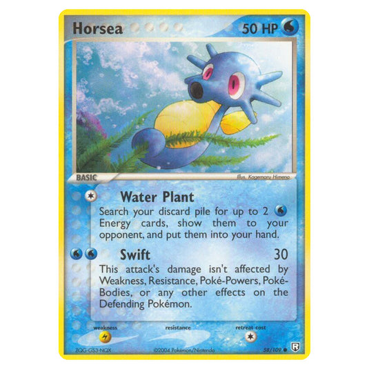 Pokemon - EX Team Rocket Returns - Horsea - 058/109