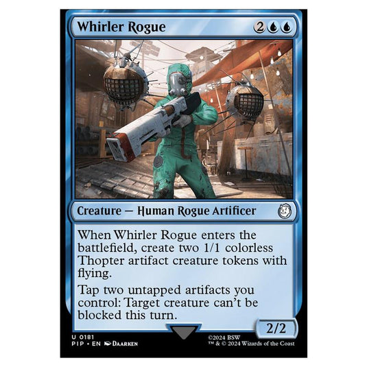 Magic The Gathering - Universes Beyond - Fallout - Whirler Rogue - 0181