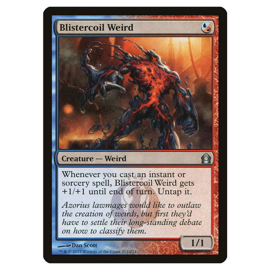 Magic The Gathering - Return To Ravnica - Blistercoil Weird - 211/274 (Foil)
