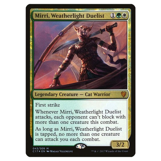 Magic The Gathering - Commander 2017 - Mirri, Weatherlight Duelist - 043/309