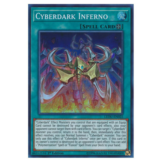 Yu-Gi-Oh! - Legendary Duelists - Cyberdark Inferno (Super Rare) LEDU-EN025