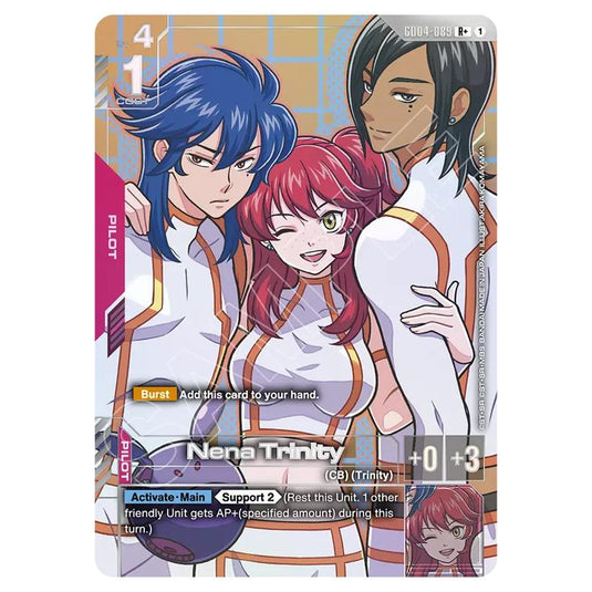 Gundam Card Game - GD-04: Phantom Aria - Nena Trinity (R+) - GD04-089