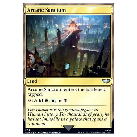 Magic The Gathering - Universes Beyond - Warhammer 40k - Arcane Sanctum - 264/168