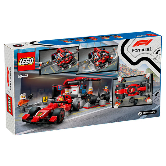 Lego - City - F1® Pit Stop & Pit Crew with Ferrari Car #60443