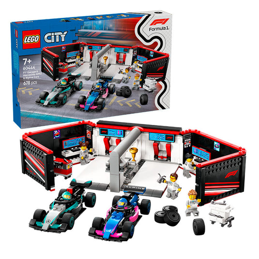 Lego - City - F1® Garage & Mercedes-AMG & Alpine Cars #60444