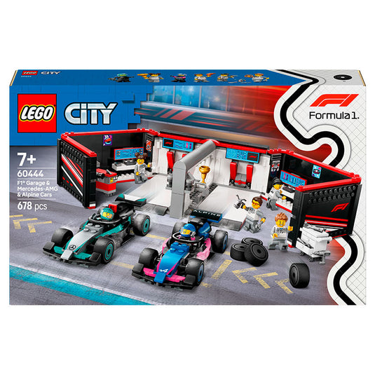 Lego - City - F1® Garage & Mercedes-AMG & Alpine Cars #60444