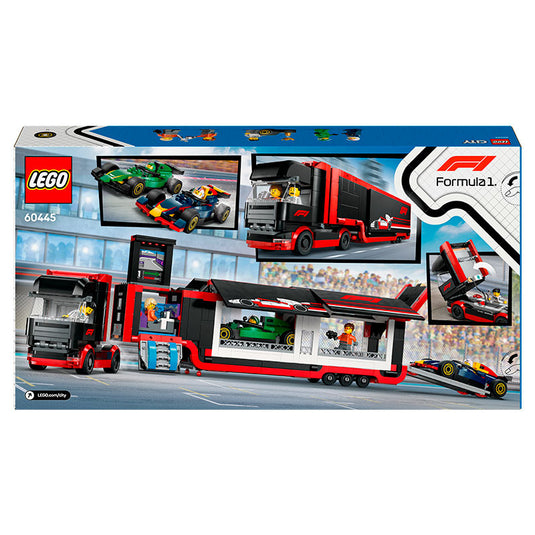 Lego - City - F1® Truck with RB20 & AMR24 F1® Cars #60445