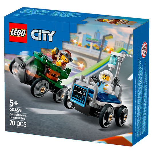 Lego - City - Aeroplane vs. Hospital Bed Race Car Pack #60459