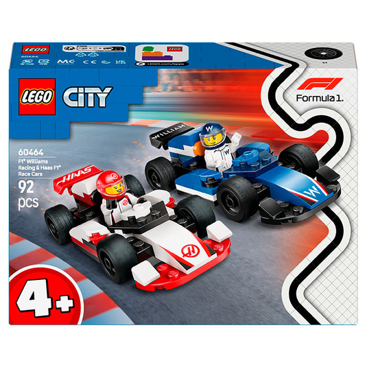 Lego - City - F1® Williams Racing & Haas F1® Race Cars #60464