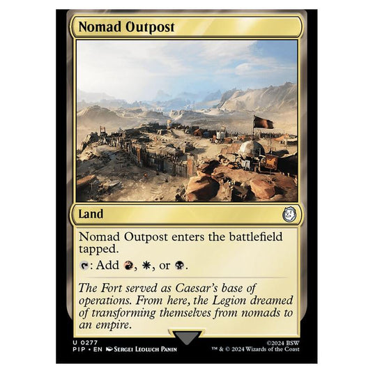 Magic The Gathering - Universes Beyond - Fallout - Nomad Outpost - 0277