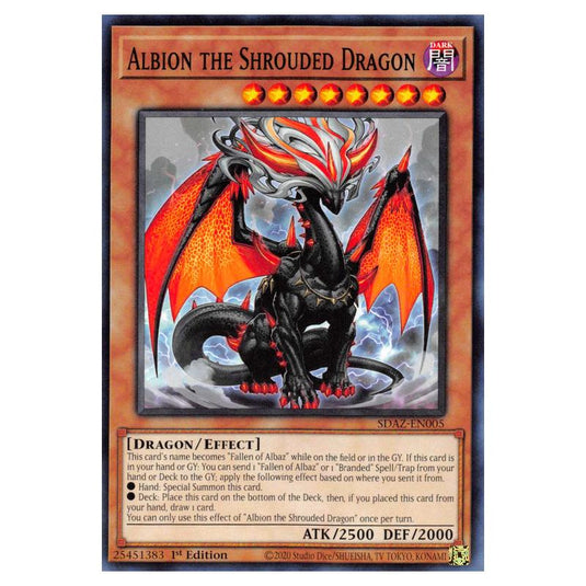Yu-Gi-Oh! - Structure Deck - Albaz Strike - Albion the Shrouded Dragon (Common) SDAZ-EN005