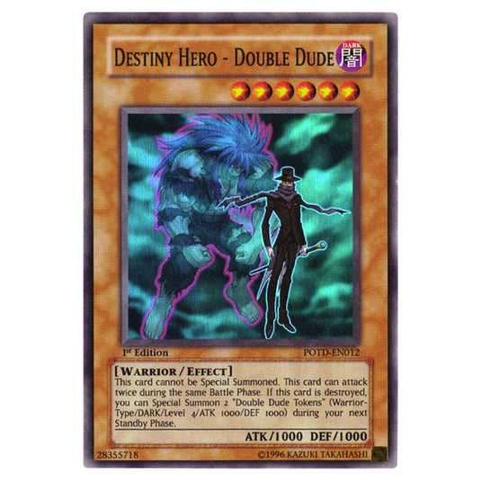 Yu-Gi-Oh! - Power of the Duelist - Destiny HERO - Double Dude (Super Rare) POTD-EN012