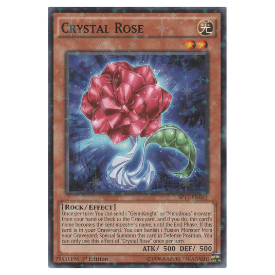 Yu-Gi-Oh! - Star Pack Battle Royal - Crystal Rose (Starfoil Rare) SP17-EN021