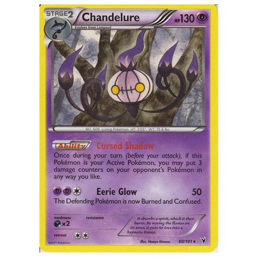 Pokemon - Black & White - Noble Victories - Chandelure 60/101