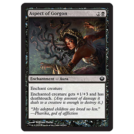 Magic the Gathering - Journey into Nyx - Aspect of Gorgon - 60/165