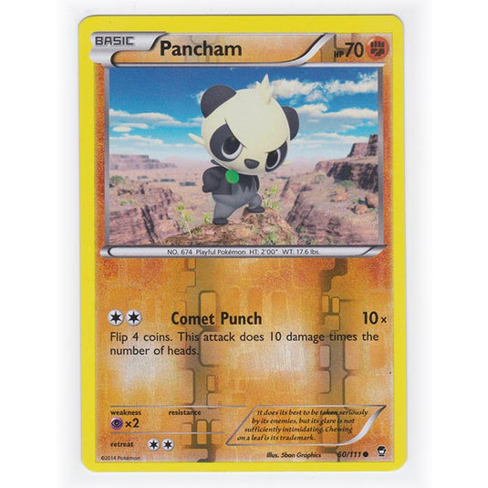 Pokemon - XY Furious Fists - (Reverse Holo) - Pancham - 60/111