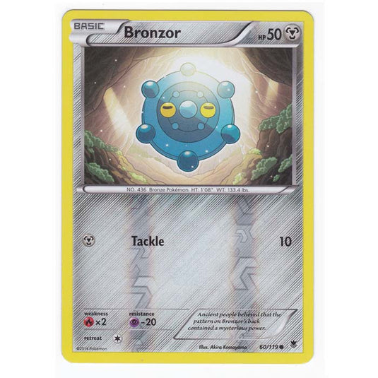 Pokemon - XY Phantom Forces - (Reverse Holo) - Bronzor - 60/119