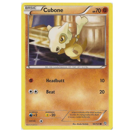 Pokemon - Black & White - Dragons Exalted - Cubone - 60/124